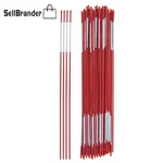 100 Pack 48" Reflective Driveway Markers Fiberglass Poles Red Plowing Stakes. Fixed Price $56.08.