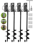 Ground Screw IN,28" Set Of 4 Mobile Home Anchors,storage Shed .... Fixed Price $92.37.