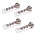Door Stoppers For Wall Spring With Rubber Tip 3-1/4" Nickel. Fixed Price $11.88.
