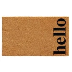Calloway Mills 102612436NBB Vertical Hello Doormat, 24" X 36", Natural/black. Fixed Price $33.97.