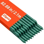 Vevor Garden Stakes Tomato 25 Pack 82.68 Inch Plastic Coated Metal Sticks. Fixed Price $53.99.