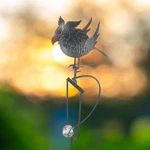 Red Carpet Studios Garden Stake Yard Art Metal And Glass Balance Rocker New. Fixed Price $55.00.