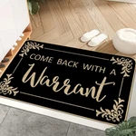 "lzuso Welcome Back With Warrant Outdoor Indoor. Fixed Price $22.99.