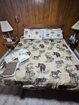 Dan River Bed In Bag- Camo Jungle Safari Elephant Giraffe Zebra-complete Set. Fixed Price $45.00.