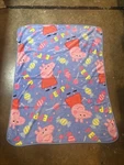 Peppa Pig Blue Pink Candy Lollipop Sucker Throw Blanket Girls Fleece 38 X47. Fixed Price $21.25.