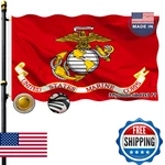 Volta Double Sided Marine Corps Flag 2X3FT Heavy Duty 3-PLY Durable Nylon. Fixed Price $44.06.