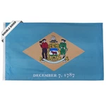 Syii Delaware State Flag 3X5 Ft Double Sided 3-PLY Heavy Duty Polyester Brass Gr. Fixed Price $51.16.