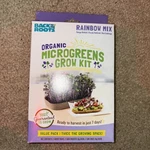 Organic Microgreens Grow Kit - Back To The Roots Rainbow Mix. Fixed Price $11.00.