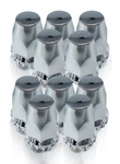 10 Pcs Of 33MM Screw-on Lug Nut Covers For Semi Trucks. Fixed Price $20.99.