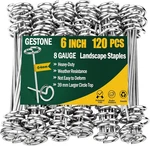 120 Pcs Landscape Fabric Staples Pins,thickened 8 Gauge Circle Top. Fixed Price $39.73.