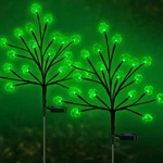 Reyeeinc St. Patrick's Day Solar Shamrock Stake Lights Outdoor Waterproof 2-PACK. Fixed Price $37.19.