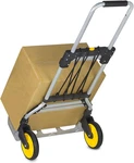 Heavy Duty Folding Truck, 264 Lb Capacity, Telescoping Handle, Rubber Wheel. Fixed Price $163.99.