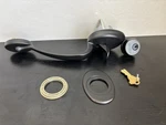 Schlage F58 716 Plymouth Exterior Handleset Deadbolt Aged Bronze. Fixed Price $35.00.
