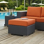 Modway Sojourn Outdoor Patio Sunbrella Ottoman In Canvas Tuscan. Fixed Price $254.50.
