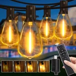 New Best Outdoor String Lights Dimmable With Remote, 50 Ft 2 Timer And 3 Modes. Fixed Price $44.92.