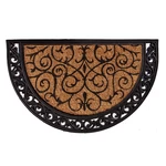 Calloway Mills AZ100102436 Arch Scroll Rubber/coir Doormat X Black/natural. Fixed Price $49.84.