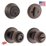 Kwikset 690P 11P Cp K6 Venetian Bronze Polo Combo Pack Lockset, Model: 96900-333. Fixed Price $41.99.