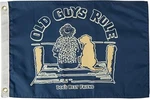 Taylor Made "old Guys Rule Dogs Best Friend" 12X18 Double Sided Nylon Flag #5635. Fixed Price $16.99.