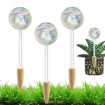 Non-clogging Iridescent 3 Pack Ball Plant Watering Globes With Terracotta Spi.... Fixed Price $46.79.