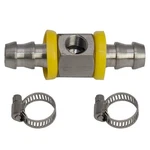 Glowshift 3/8 Fuel Line Pressure Gauge Sensor T-fitting Adapter. Fixed Price $18.99.