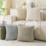 Set Of Neutral Decorative Throw Pillow 18" X (pack 4),. Fixed Price $18.95.