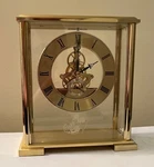 High End Howard Miller Disney Mickey Mouse Retirement Brass Mantel Clock. Fixed Price $99.99.
