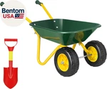 Kids Wheelbarrow Children Cart With Toddler Gardening Tool Set. Fixed Price $89.86.