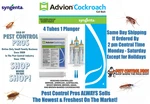 4 Tubes Advion Cockroach German Control Bait Gel Kill American Brown Etc. Fixed Price $52.20.