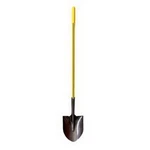 Nupla 72061 Round Point Shovel 48" Fiberglass Handle Steel Blade 14 Ga. Fixed Price $108.29.