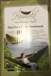 Orange And Grey Hammaka Parachute Silk Hammoka Stuffs Into 6 By 8 Permanently. Fixed Price $19.49.