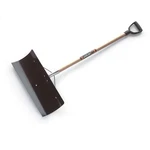 Snow Shovel, 42 In Wood D-grip Handle, Steel Blade Material, 24 Width,. Fixed Price $34.15.