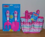 Melissa & Doug Sunny Patch Pretty Petals Gardening Package - Tote Set W/tools. Fixed Price $29.99.