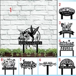 Next Day Ship Custom Garden Stake, Metal Marker, Personalized Yard Sign. Fixed Price $38.25.