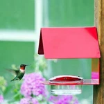 Mosaic Birds Cottage Hummingbird Feeder Red By Couronne Company. Fixed Price $44.30.