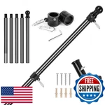 Msnaile 6FT Carbon Fiber Pole, For Outside House, Porch Flagpoles,. Fixed Price $75.90.