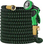 50FT 100FT 4X Stronger Deluxe Heavy Duty Expandable Flexible Garden Water Hose. Fixed Price $29.75.