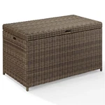 Crosley Furniture Bradenton Wicker / Rattan Patio Deck Box In Weathered Brown. Fixed Price $329.99.