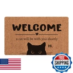 Bnwepo Black Cat Welcome Mats For Front Door, Outside Entrance Indo. Fixed Price $47.16.