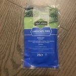 (1X) Sta-green (25)CT 4-INCH Steel Landscape Fabric Pins Brand New Sealed. Fixed Price $9.92.