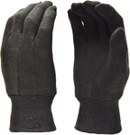 Heavy Weight 9OZ. Cotton Brown Jersey Work Gloves, Knit Wrist, Sold By Dozen (12. Fixed Price $24.96.