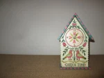 New Schifferl For Midwest Cannon Falls Hand-painted Garden Time Clock *signed. Fixed Price $62.89.