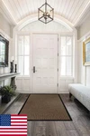 Luxurux Heavy Duty Rubber Door Mat Stylish, Low-profile, Waterproof, 4X6 Ft. Fixed Price $91.79.