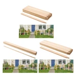 Uimoso Set Of 25 Wooden Stakes Fir 24" 36" 48" For Garden Landscaping Fence. Fixed Price $54.39.