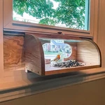 Coveside In-house Breadbox Window Bird Feeder W/ Mirror. Fixed Price $137.50.