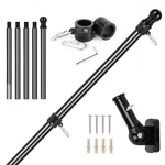 Msnaile 6FT Carbon Fiber Pole, For Outside House, Porch Flagpoles,. Fixed Price $64.85.