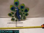 Miles Kimball 351105 Peacock Lawn Stake. Fixed Price $16.05.