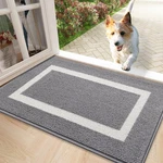 Olanly Indoor Mat, 30X17, Non-slip Absorbent Resist Dirt 30" 17", Grey. Fixed Price $23.52.