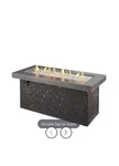 Outdoor Greatroom Grey Key Largo Linear Gas Fire Pit Table 12X42 New W/ Damage. Fixed Price $1899.00.