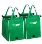 Telebrands Reusable Shopping Clip To Cart Grocery Bags - Pack Of 2. Fixed Price $9.59.