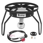 200,000 Btu Burner High Pressure Gas Cooker Camping Outdoor Portable Classic Bbq. Fixed Price $75.99.
